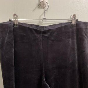 Pure J Jill Black Velvet Pull on Pants